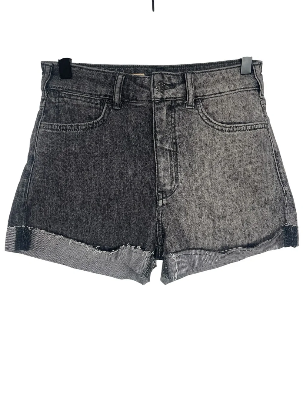 Anthropologie Pilcro The Signature High Rise Shorts Two Toned Size 25 - Picture 2 of 7